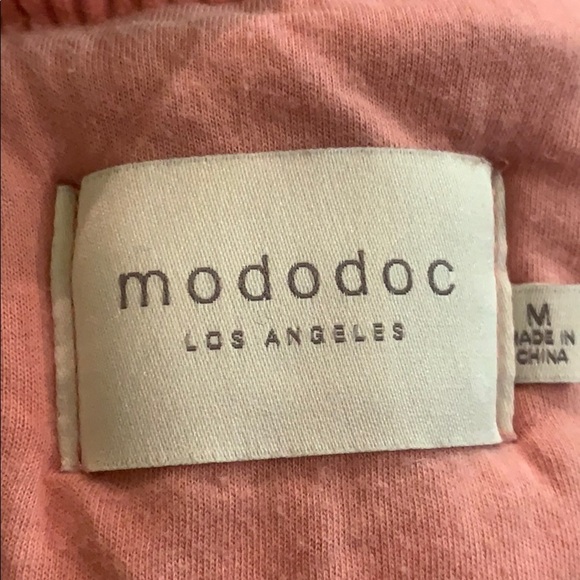 Mododoc Corduroy Funnel Neck Snap Front Vest sz -M - Picture 5 of 5